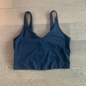Lululemon navy align top, size 12 - no padding